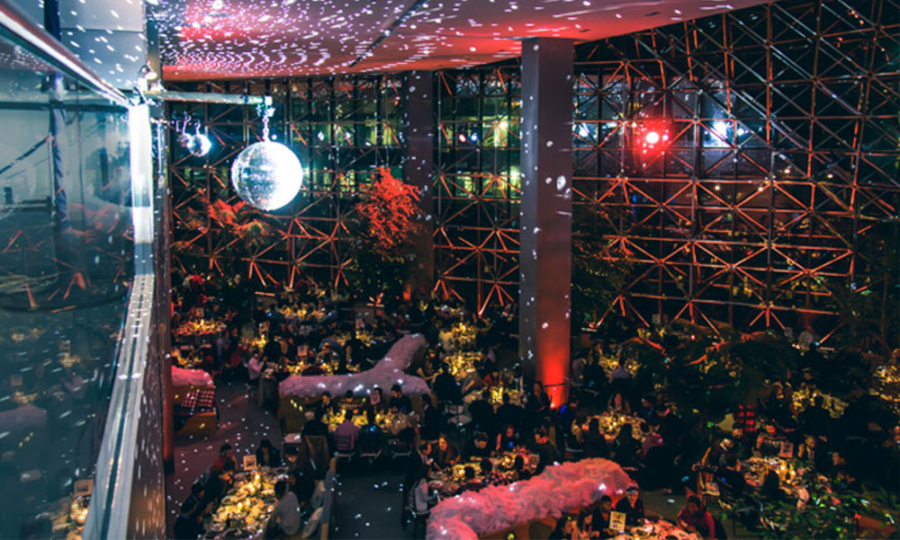 Photo: 180 maiden lane event space disco ball and lights