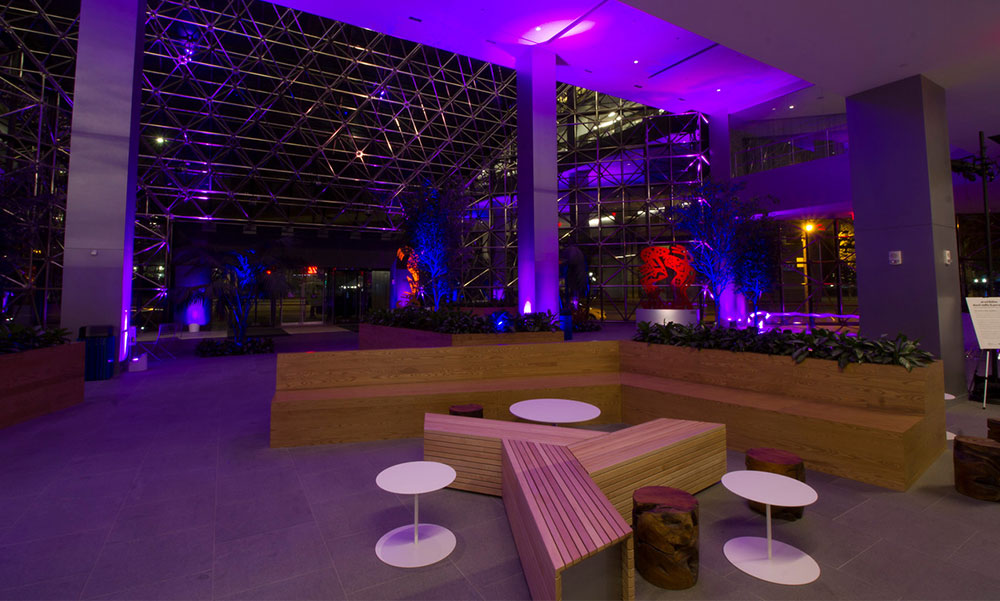 Photo: 180 maiden lane event space with modern wood furniture