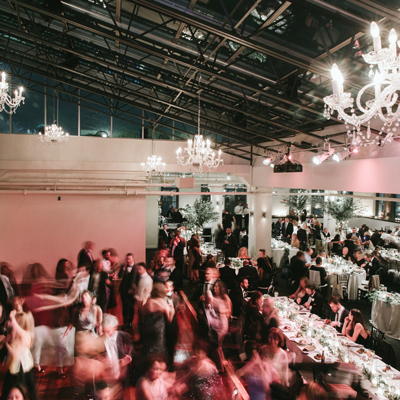 photo: guests dancing the night away on the dancefloor