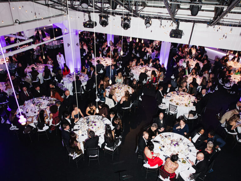 aerial view of event