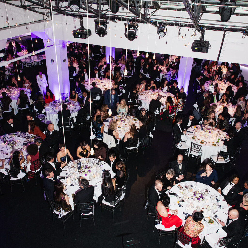 aerial view of event