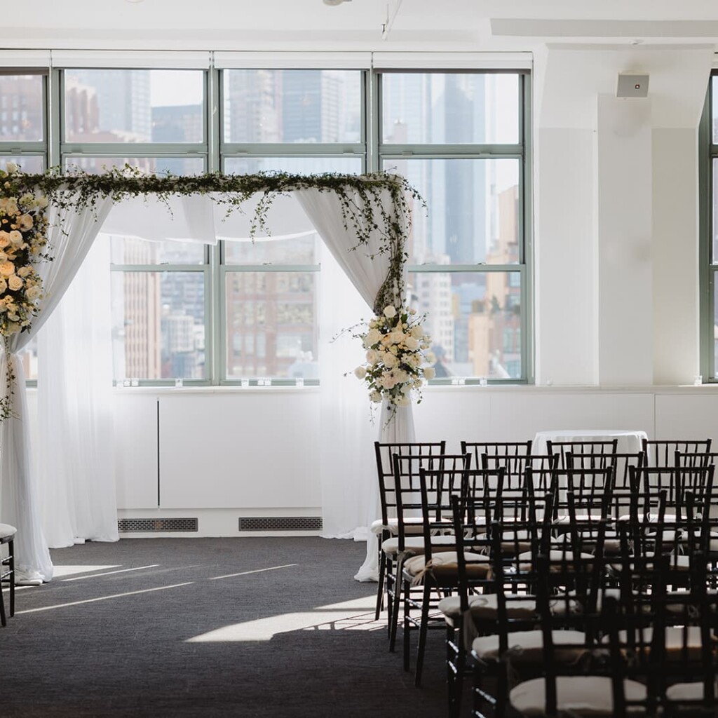 image of wedding entrance arch